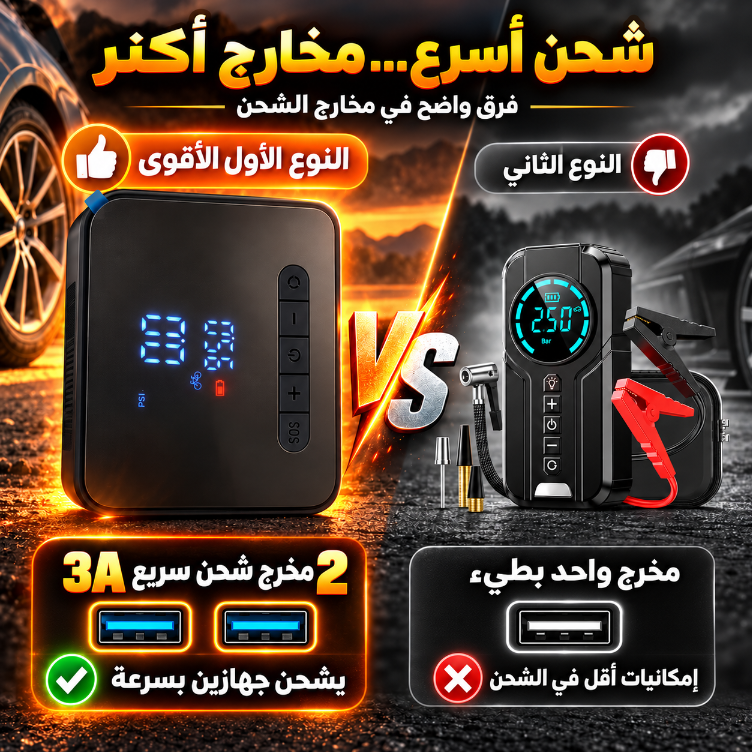 مقارنة مخارج الشحن